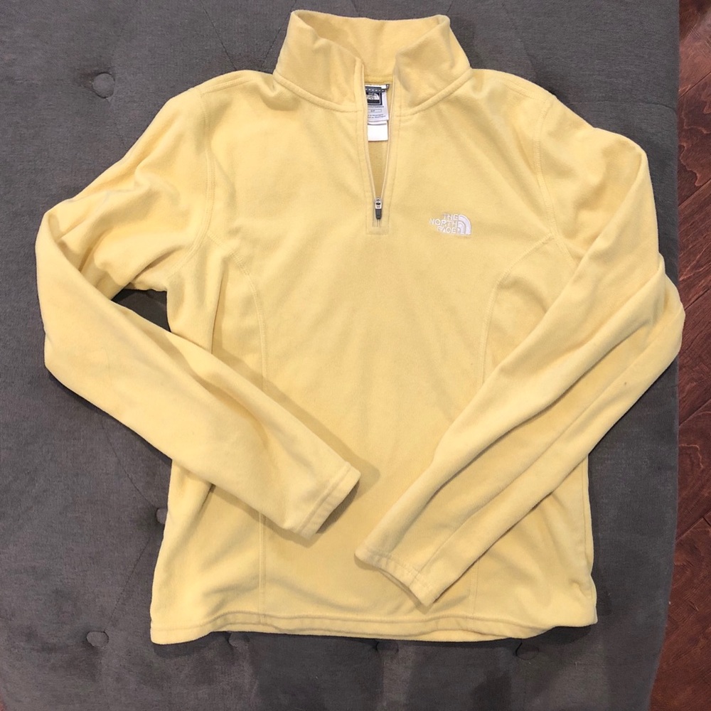 North Face Quarter Zip Fleece Pullover